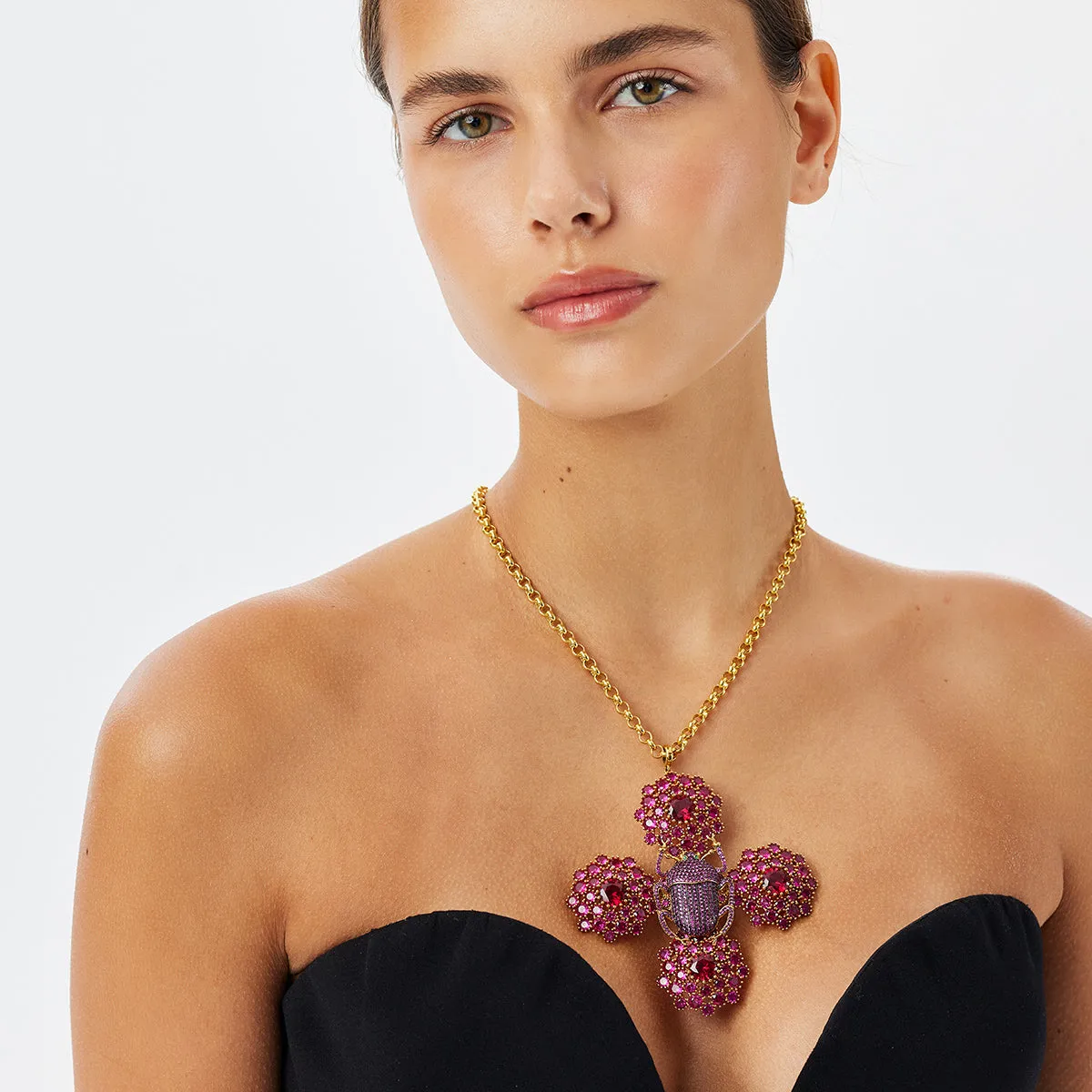 PHARAOH CROSS NECKLACE
