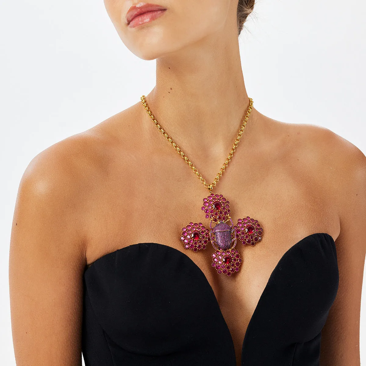 PHARAOH CROSS NECKLACE