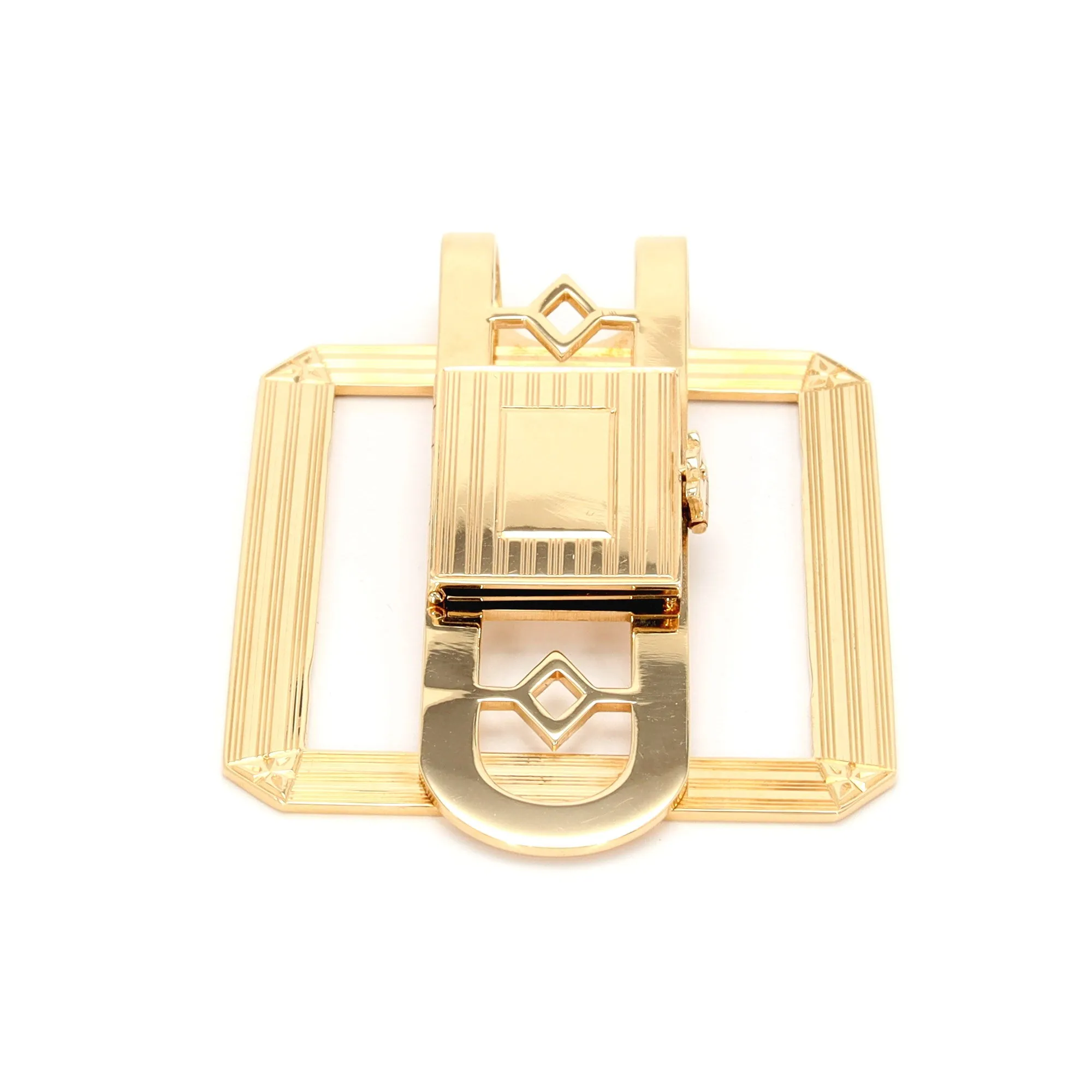 Picture Book Locket Money Clip, c1950