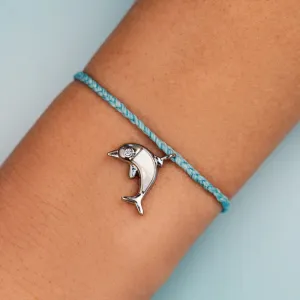 Pura Vida Mother Of Pearl Dolphin Charm Bracelet