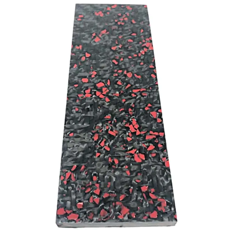 Red Coral RockyWaves Carbon Fiber- by CarbonWaves
