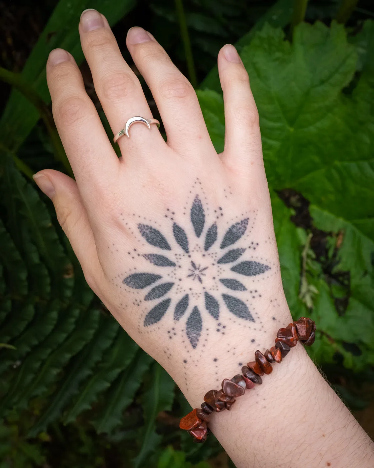 Red Jasper Chip Bracelet