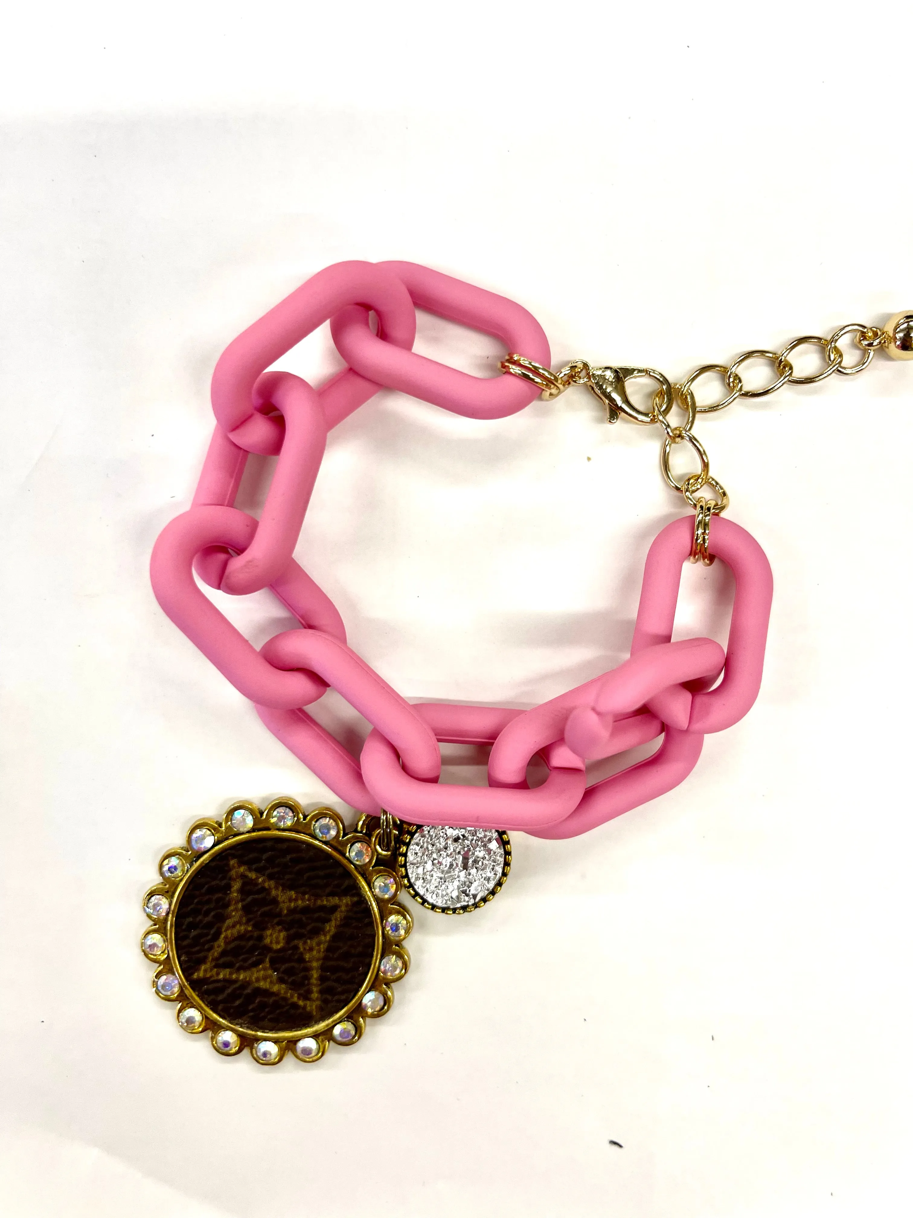 Restocked Chain Bracelet Pink