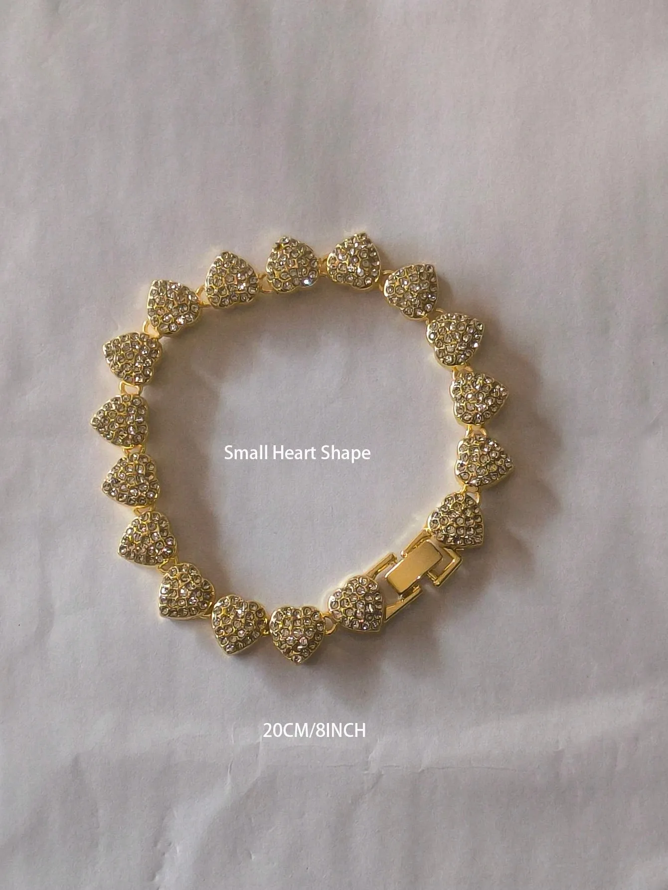 Rhinestone Inlaid Bracelet Set
