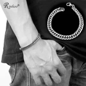 RINHOO Punk branded bracelet