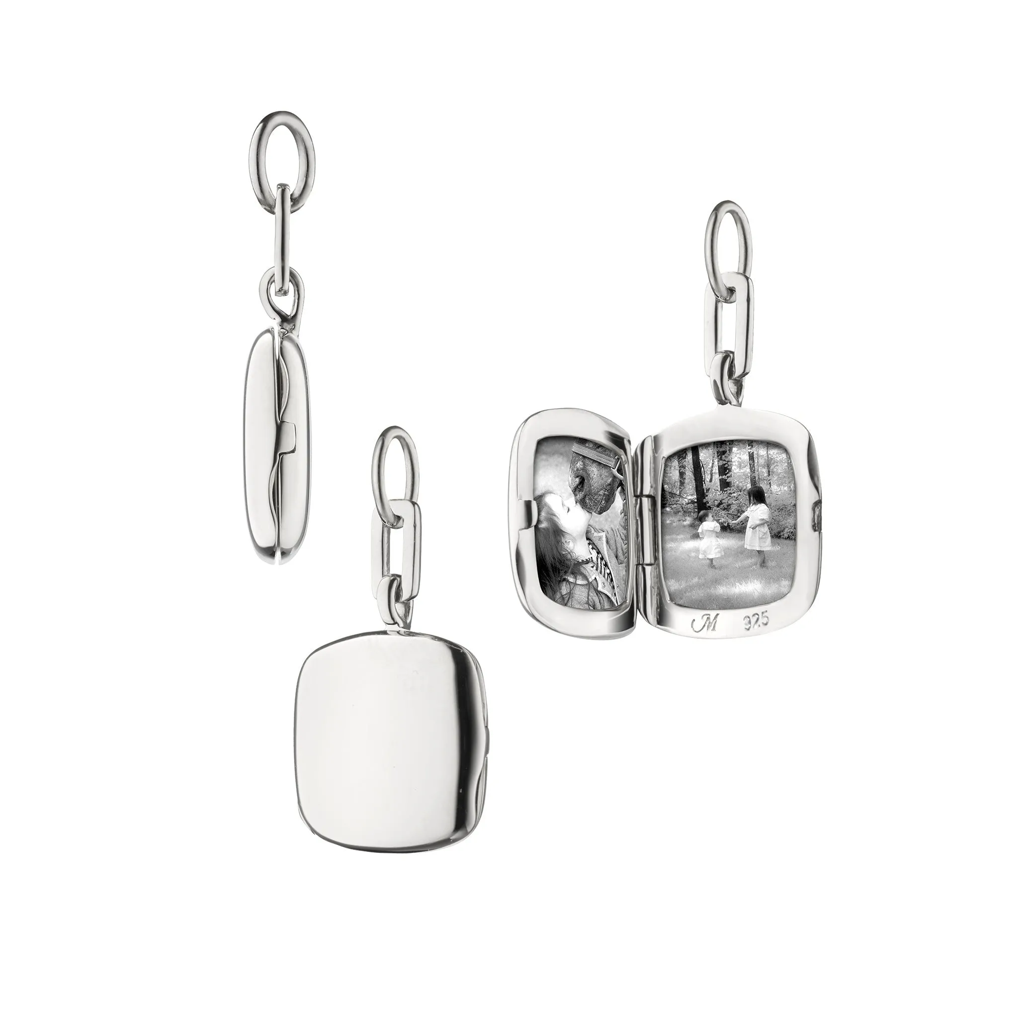 Silver Locket Charm