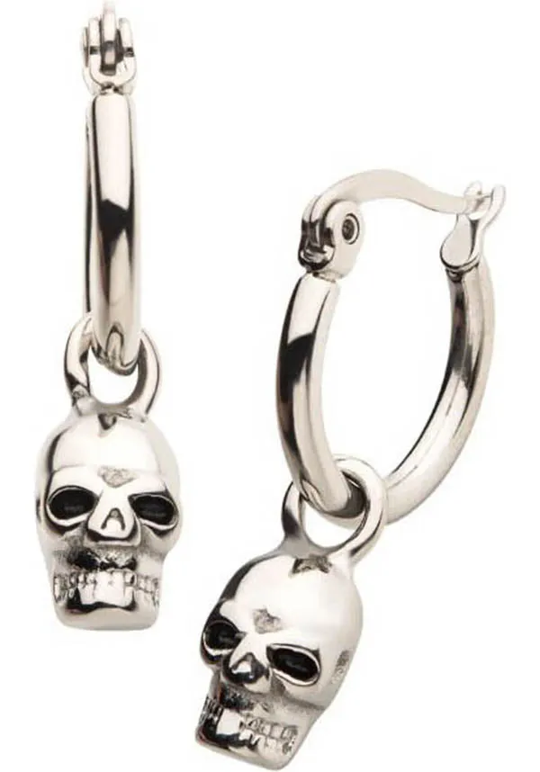 Skull [Stainless Steel] | EARRINGS