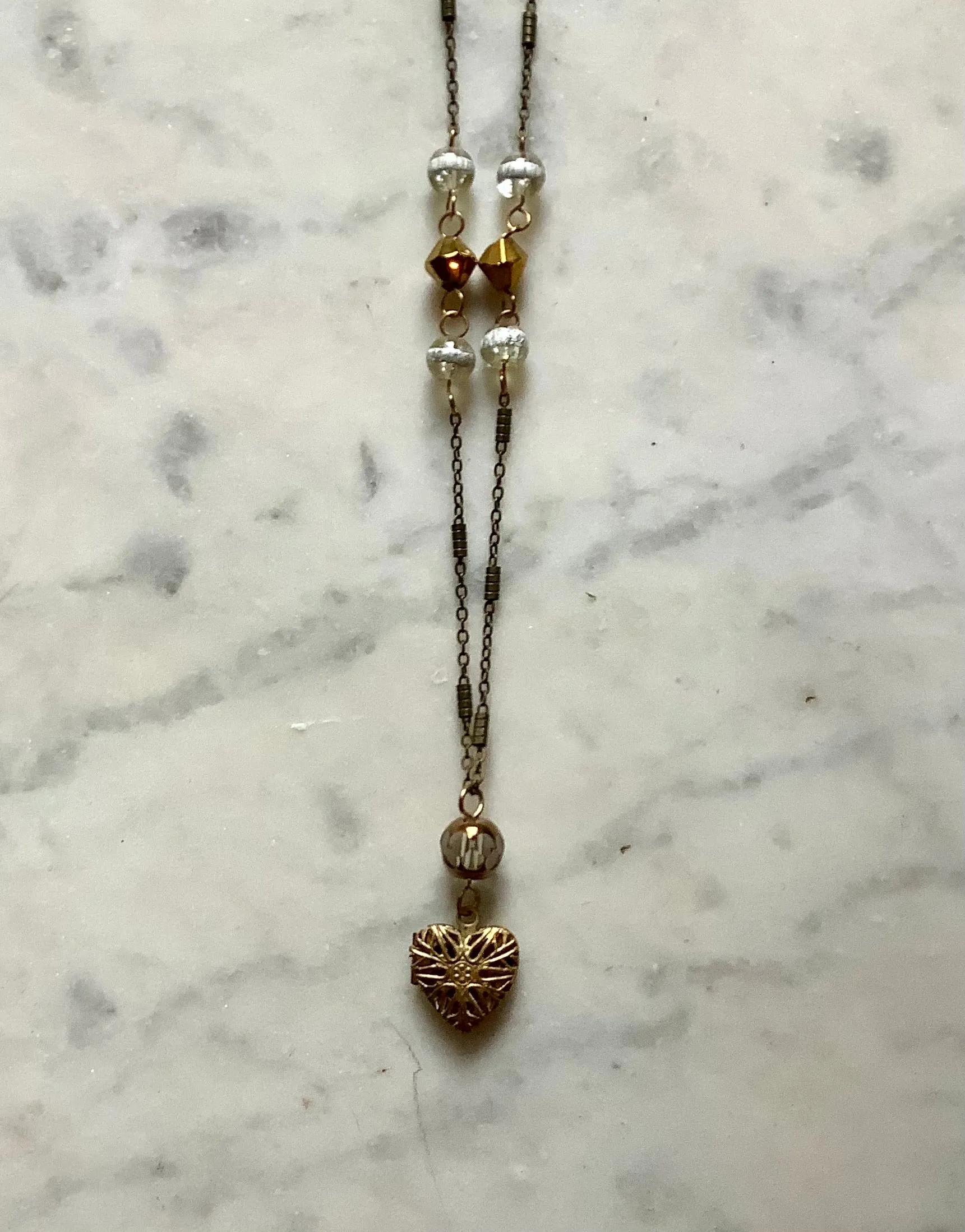 SOLD OUT. Heart Shaped Locket Necklace