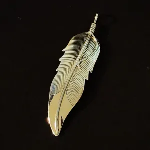 Sterling Silver Eagle Feather Pendant