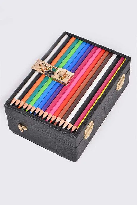 TEEK - Locket Color Pencil Box Clutch
