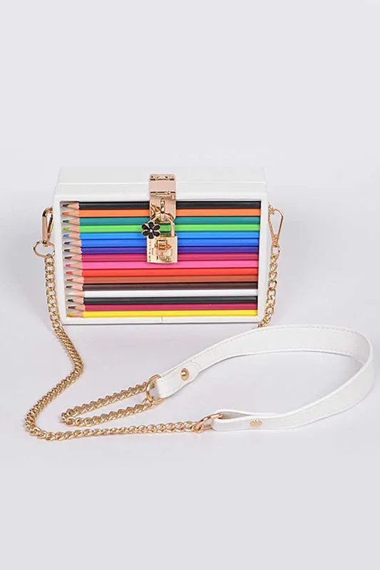TEEK - Locket Color Pencil Box Clutch