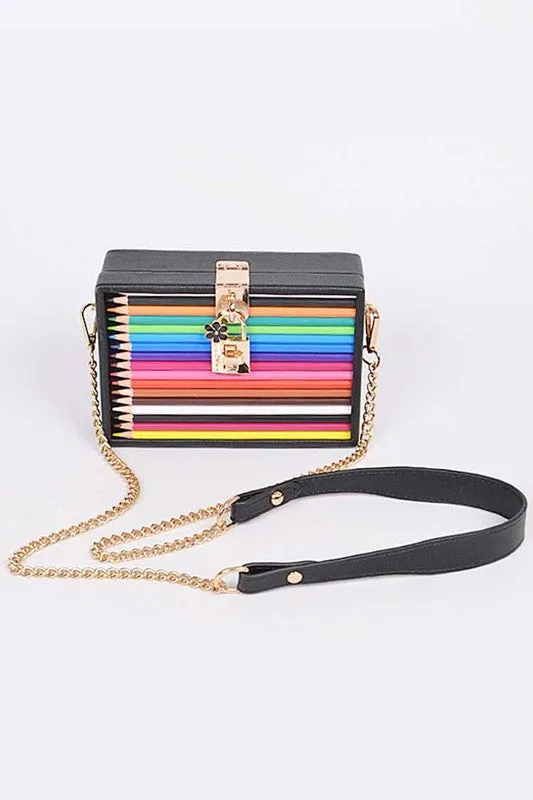 TEEK - Locket Color Pencil Box Clutch