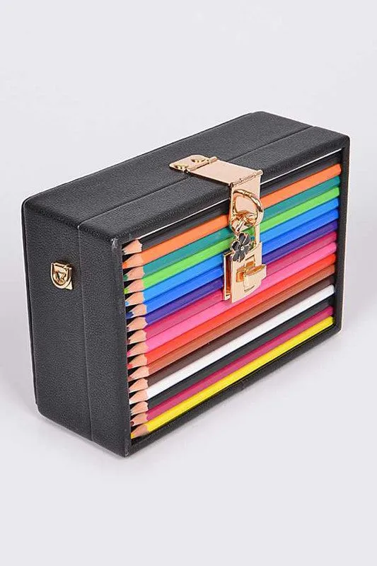 TEEK - Locket Color Pencil Box Clutch