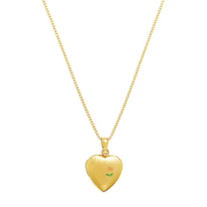 THE FOREVER IN MY HEART PHOTO LOCKET NECKLACE