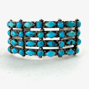 Unusual Vintage  Zuni Row Bracelet