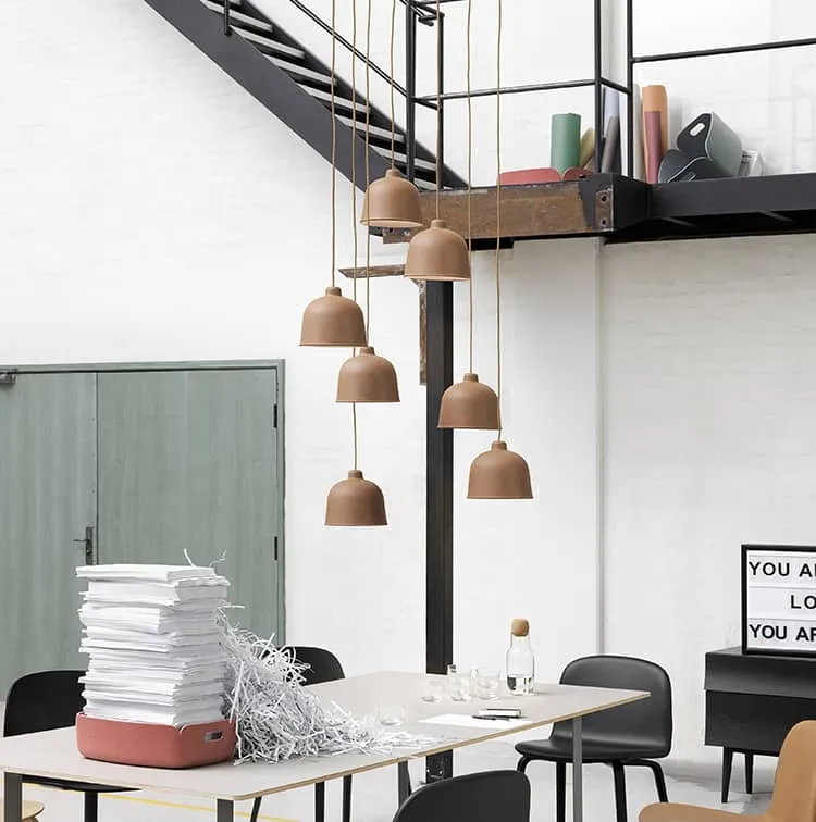VILMAR Wheaty Grain Bell Pendant Light