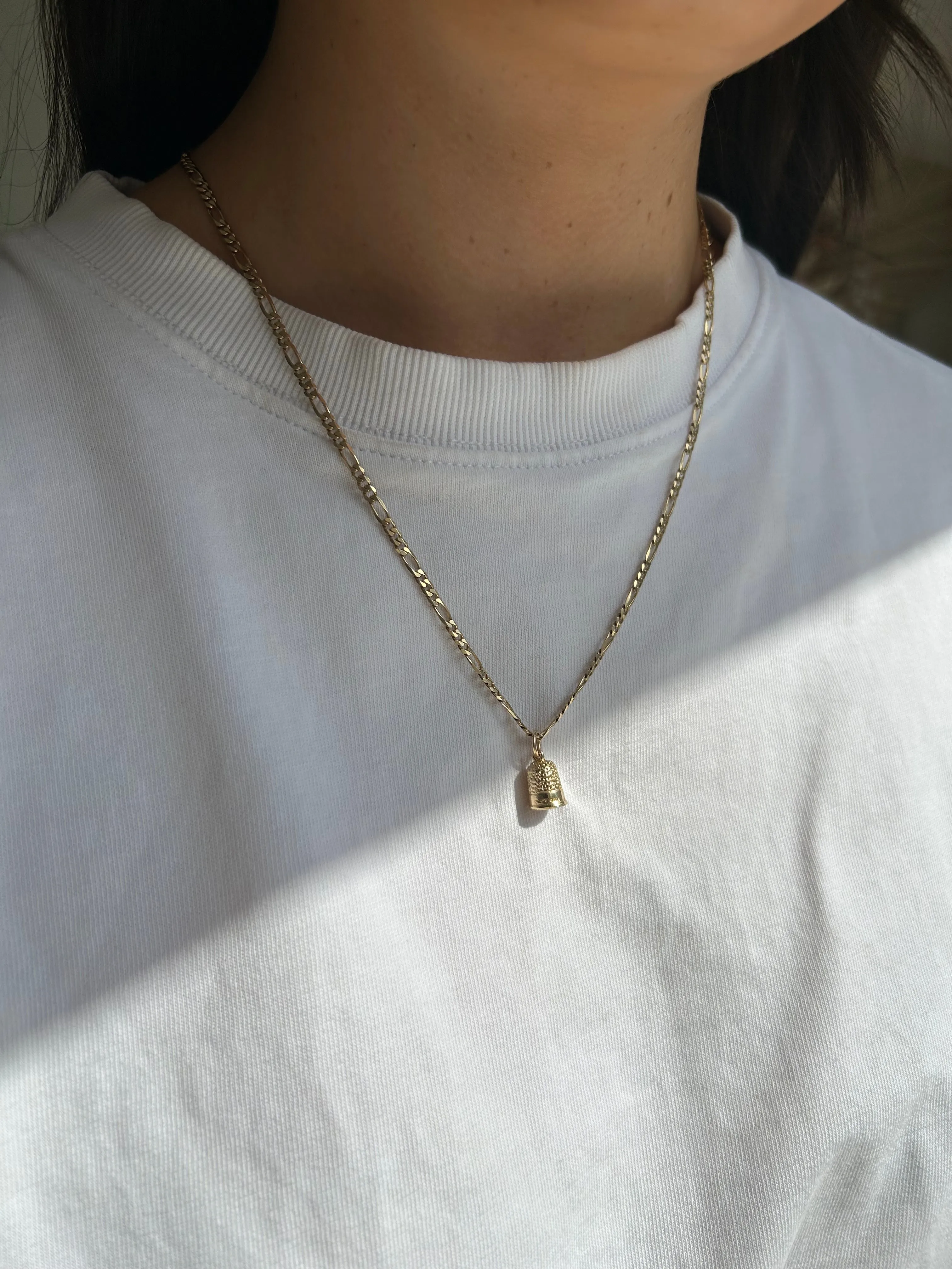Vintage 9ct Yellow Gold Bell Charm