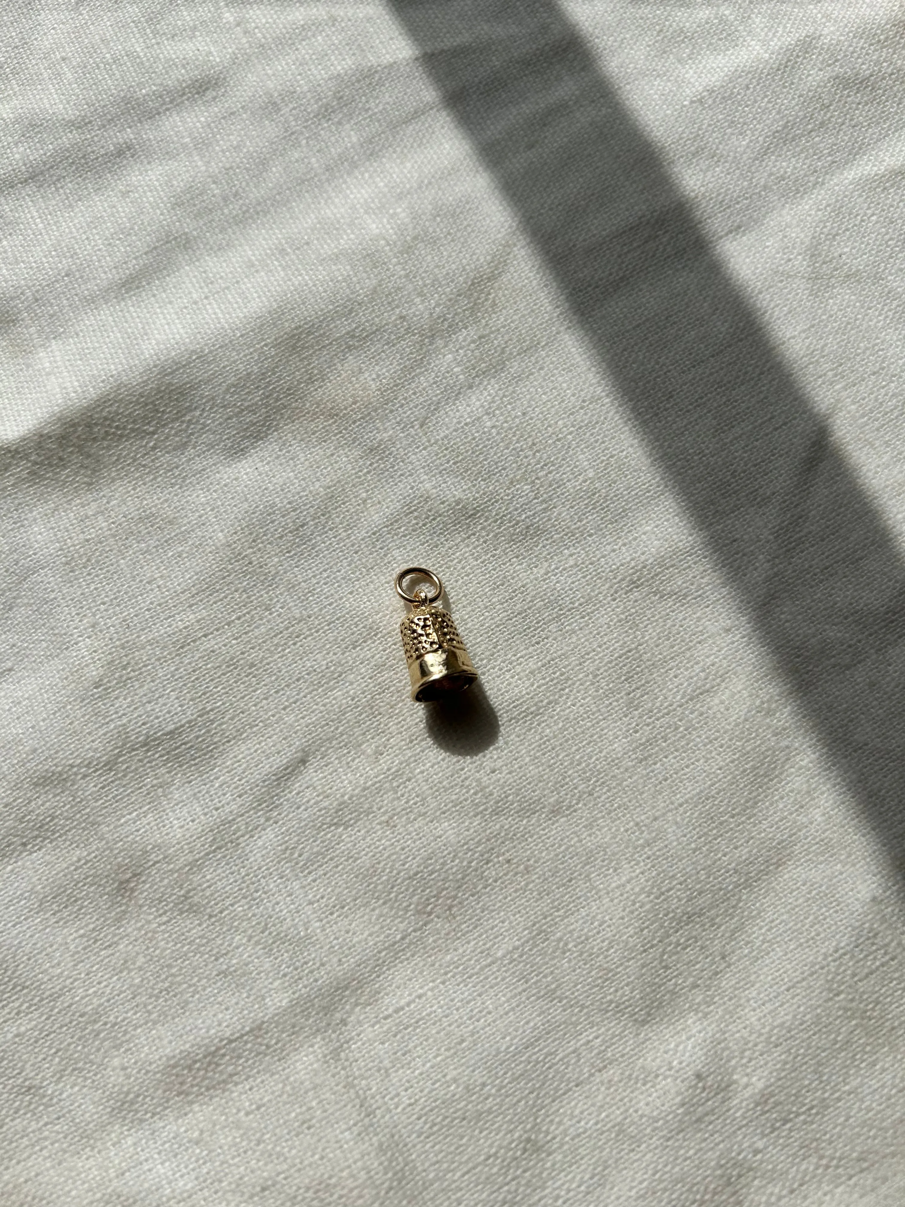Vintage 9ct Yellow Gold Bell Charm