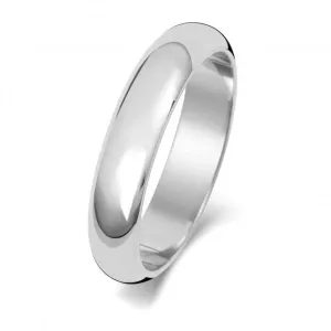 Wedding Band 18K D Shape 4mm-1.2 Wedding  Ring WQ104WL