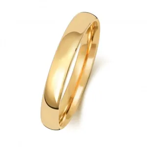 Wedding Band 9K Slight Court 3 mm-1.4 Wedding  Ring W113M