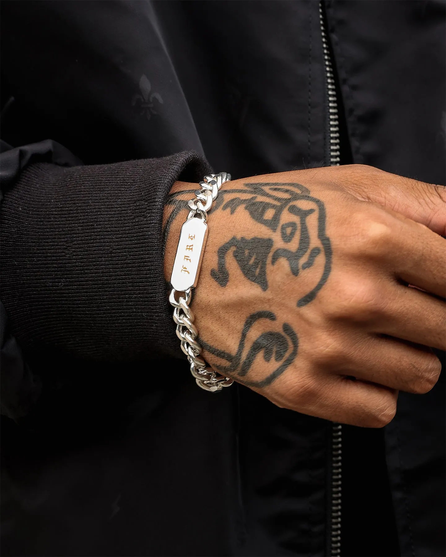 Wild for the Weekend Fired Chain Bracelet Silver