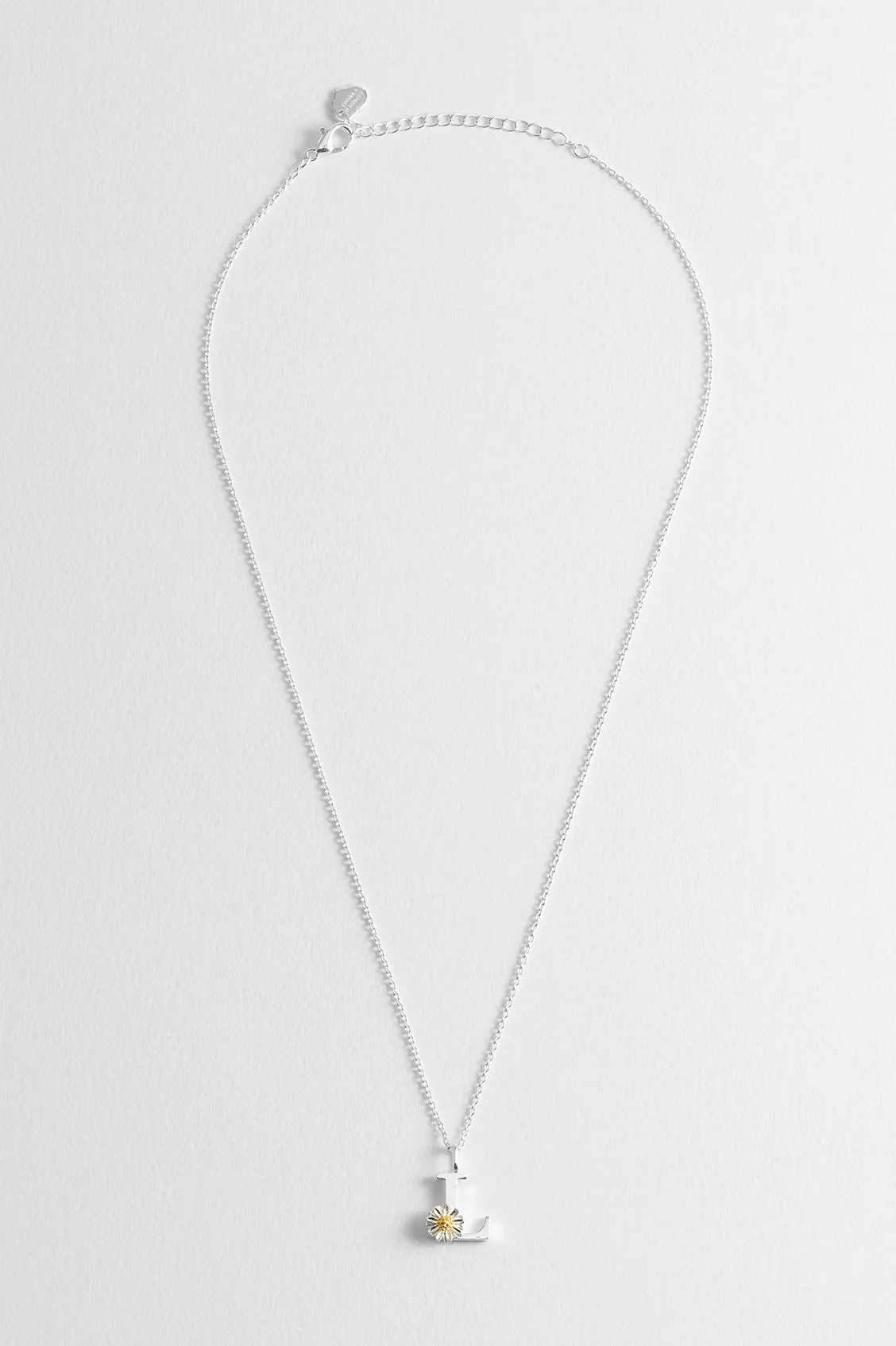 Wildflower Initial Pendant